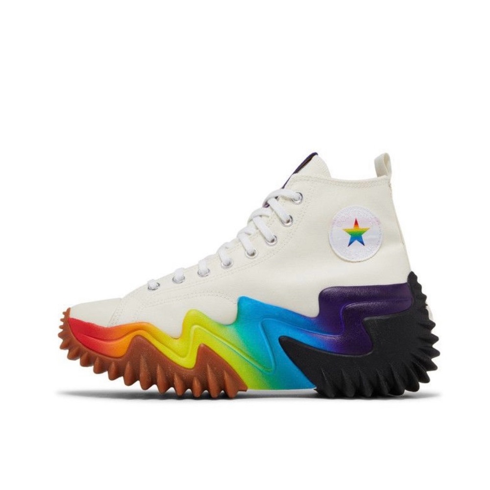 Converse Run Star Motion CX Pride Rainbow High-Top Sneakers - Picture 4 of 11
